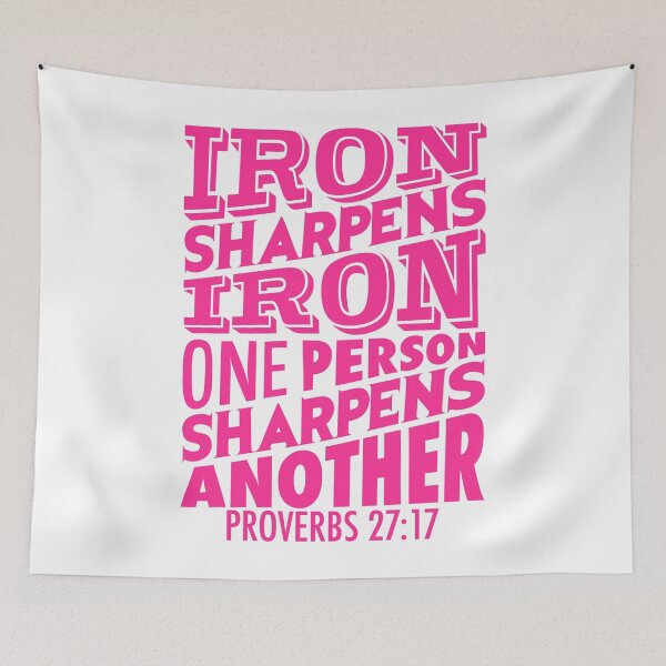 Item preview, Proverbs 27:17 designed and sold by plushism.