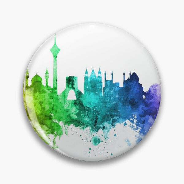 Item preview, Tehran Iran Skyline designed and sold by ArtPrints.