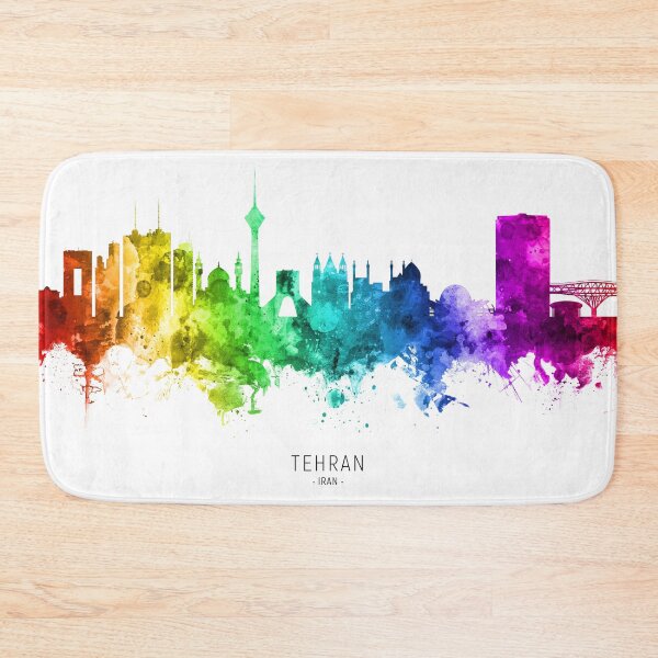 Item preview, Tehran Iran Skyline designed and sold by ArtPrints.