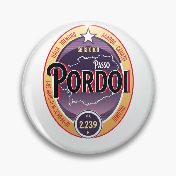 Item preview, Passo Pordoi Italy T-Shirt + Sticker designed and sold by ROADTROOPER.