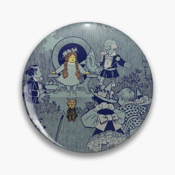Artikelvorschau, The Munchkins and Dorothy Illustration from the Wizard of Oz vintage art entworfen und verkauft von Vintage Designs +.