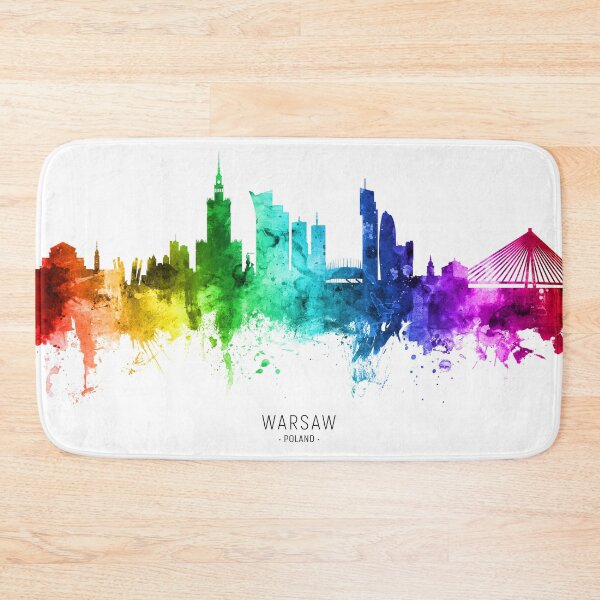 Item preview, Warsaw Poland Skyline designed and sold by ArtPrints.