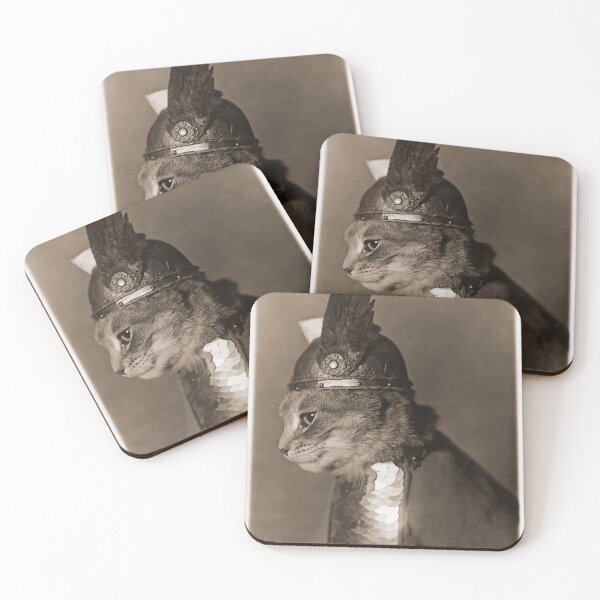 Item preview, 1936 Vintage Photo of Viking Cat "Brunnhilde" designed and sold by Gin  Neko.