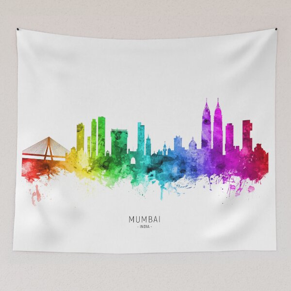 Item preview, Mumbai Skyline India Bombay designed and sold by ArtPrints.