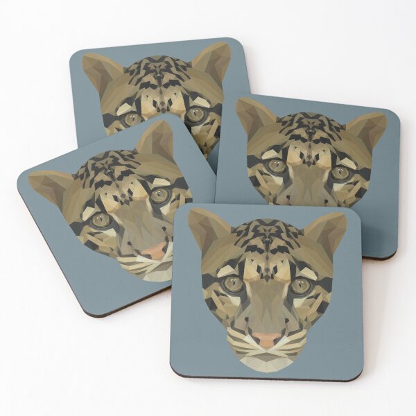 Item preview, Geometrical Clouded Leopard designed and sold by ErinFCampbell.