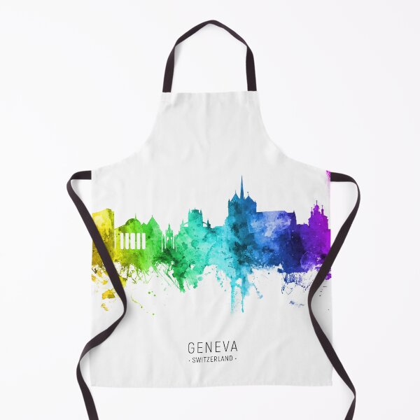 Item preview, Geneva Switzerland Skyline designed and sold by ArtPrints.