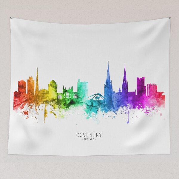 Item preview, Coventry England Skyline designed and sold by ArtPrints.