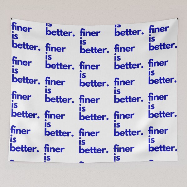 Item preview, Finer Is Better ZPHI - Greek Lifestyle Shop designed and sold by GLifestyle.