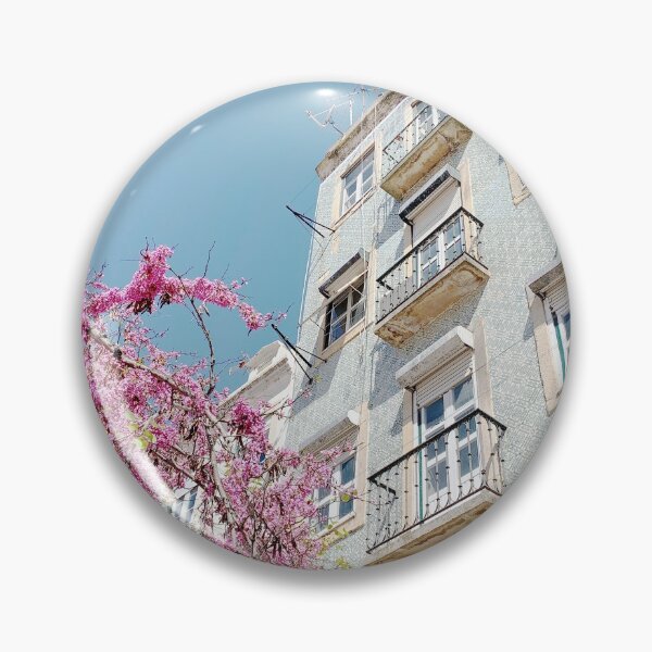 Item preview, Pink cherry blossom tree in Lisbon, spring in Portugal designed and sold by Melissa Peltenburg.