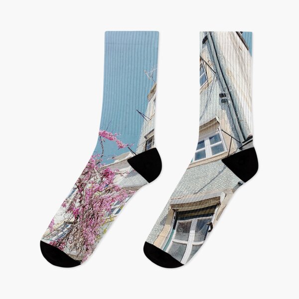 Item preview, Pink cherry blossom tree in Lisbon, spring in Portugal designed and sold by Melissa Peltenburg.