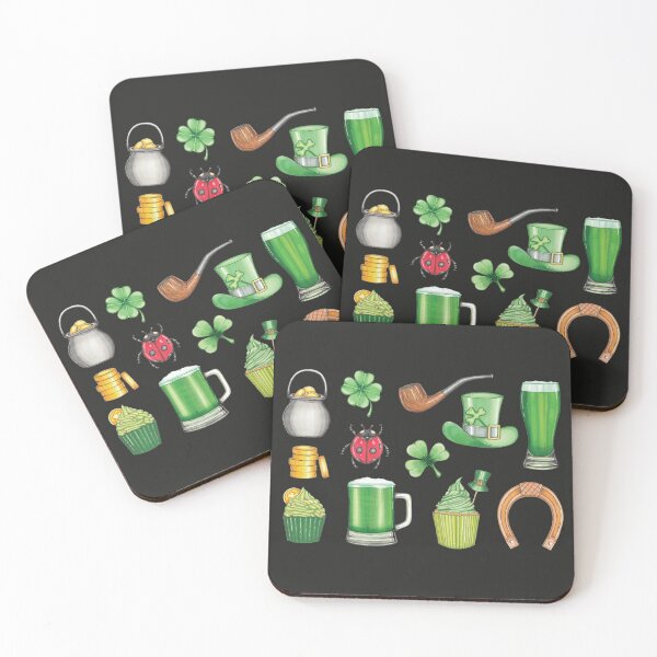 Item preview, St Patrick's Day Pack - Clover, Beer, Gold, Ladybug and more designed and sold by Alicia Chee.