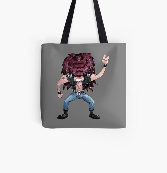 Metal Dude All Over Print Tote Bag