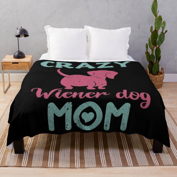 Item preview, Crazy Wiener Dog Mom designed and sold by pradeeprajput.