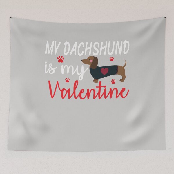 Item preview, Dachshund Hearts Valentines Day Funny Dog Valentine Gift designed and sold by GINIART.