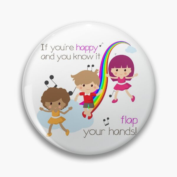 Item preview, If You're Happy Flap Your Hands designed and sold by Kirsten Uecker.