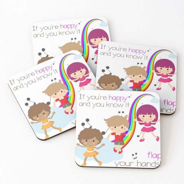 Item preview, If You're Happy Flap Your Hands designed and sold by Kirsten Uecker.
