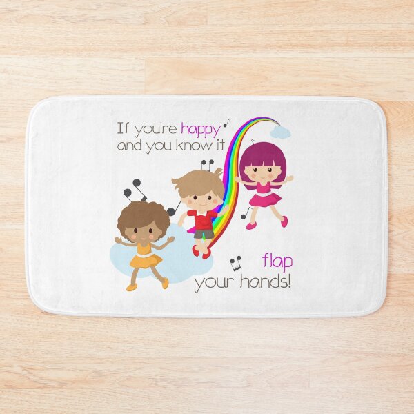 Item preview, If You're Happy Flap Your Hands designed and sold by Kirsten Uecker.
