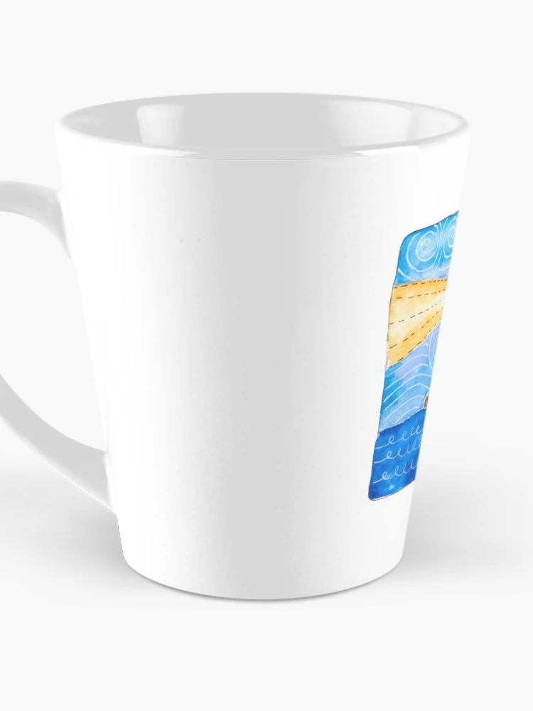 Aperçu 3 sur 4. Mug à café avec l'œuvre Phare créée et vendue par RapiLoco.