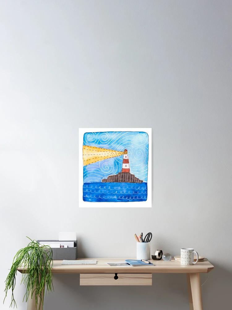 Imagen 2 de 3, Póster con la obra Faro, diseñada y vendida por RapiLoco.