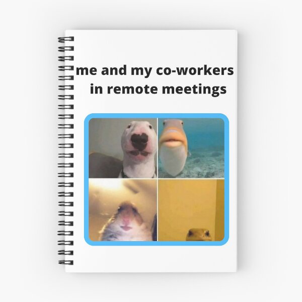 Item preview, Funny Co Workers Remote Meetings designed and sold by Voxarto.