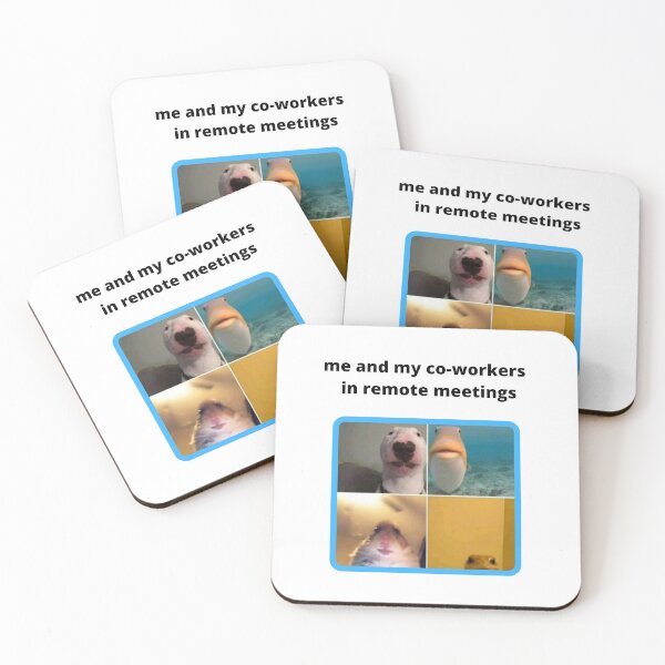 Item preview, Funny Co Workers Remote Meetings designed and sold by Voxarto.