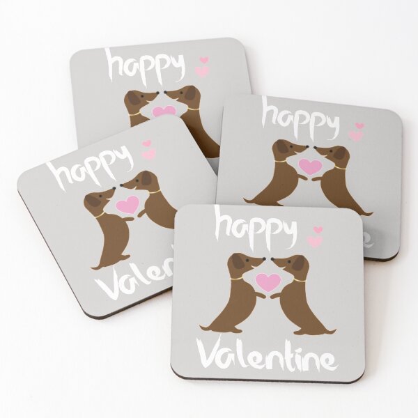 Item preview, Dachshund Hearts Valentines Day Funny Dog Valentine Gift designed and sold by GINIART.