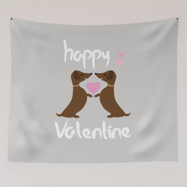 Item preview, Dachshund Hearts Valentines Day Funny Dog Valentine Gift designed and sold by GINIART.