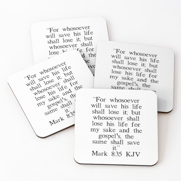 Item preview, Mark 8:35 KJV designed and sold by IBMClothing.