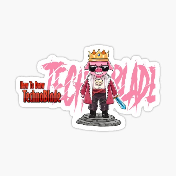 technoblade never dies Sticker for Sale by khunthull