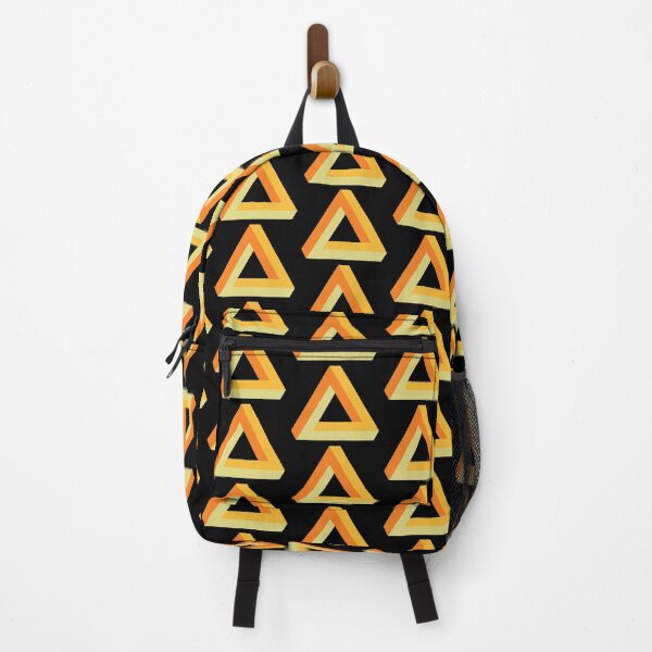 Item preview, Penrose triangle orange gold yellow on black designed and sold by aapshop.