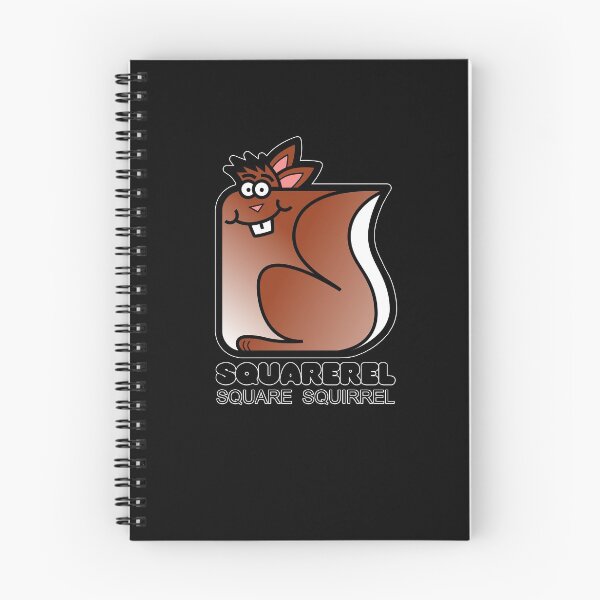 Item preview, Square Squirrel Retro Minimalist Squarerel Black designed and sold by Quooki.