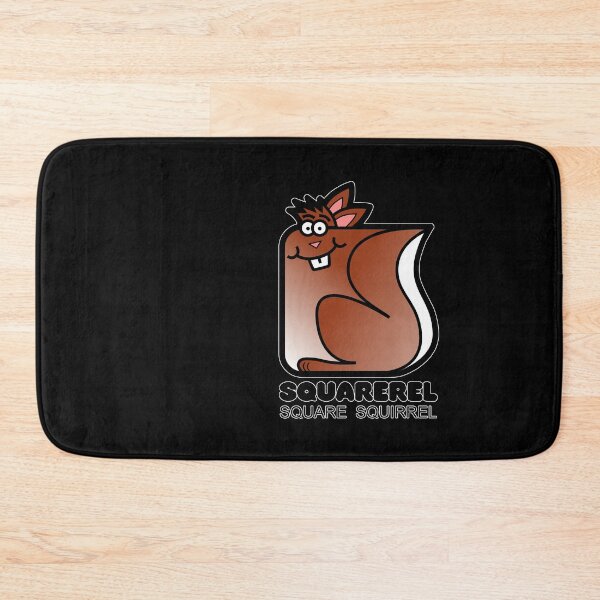Item preview, Square Squirrel Retro Minimalist Squarerel Black designed and sold by Quooki.