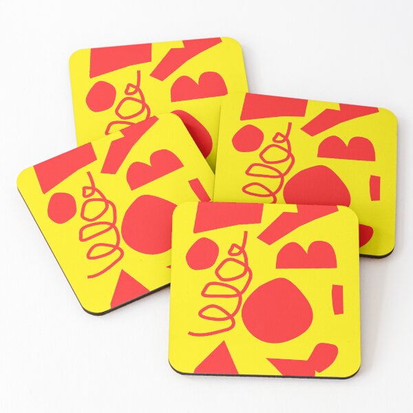 Item preview, Red and Yellow | abstract geometric play with shapes designed and sold by TeuntjeFleur.