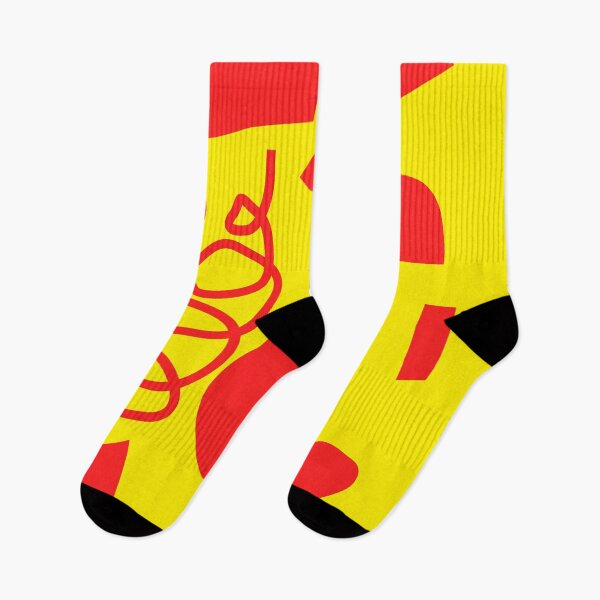 Item preview, Red and Yellow | abstract geometric play with shapes designed and sold by TeuntjeFleur.