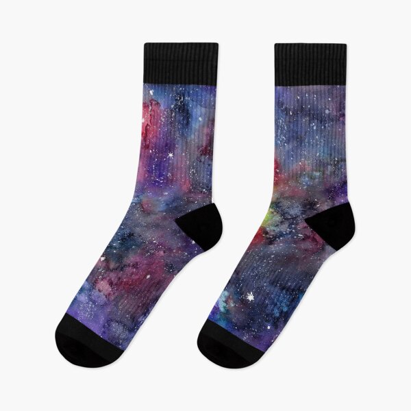 Item preview, Galaxy with Supernova in Watercolor designed and sold by RubatoArts.