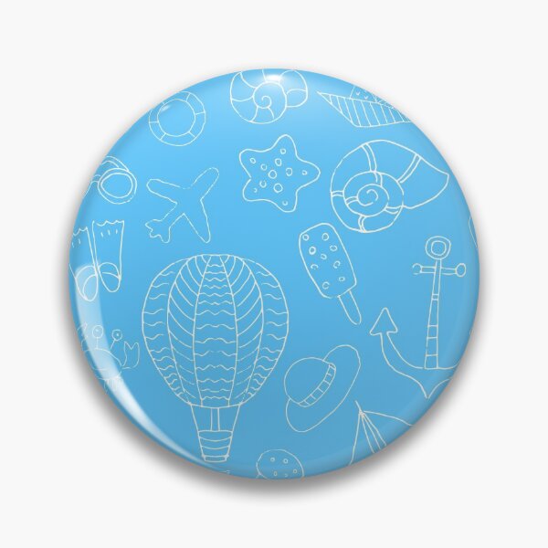 Item preview, Summer Sea Blue Pattern designed and sold by Voxarto.