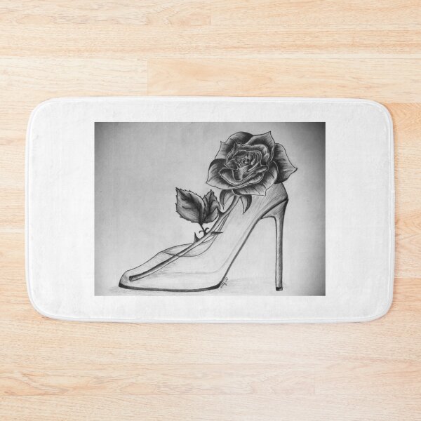 Item preview, Rose and a Glass Slipper designed and sold by artsybrie.