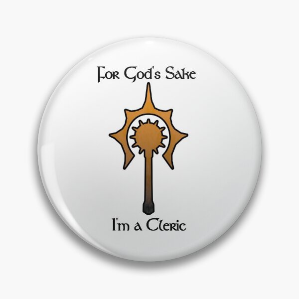 Item preview, For Gods Sake I'm a Cleric designed and sold by Gadsbys-Geeky.