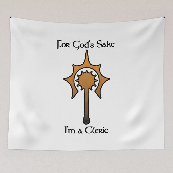 Item preview, For Gods Sake I'm a Cleric designed and sold by Gadsbys-Geeky.
