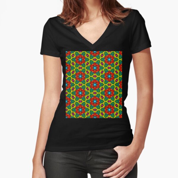 Fitted V-Neck T-Shirt