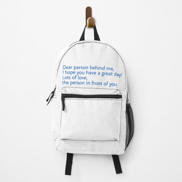 Item preview, Dear Person Behind Me! Strong Blue designed and sold by nikolosix.