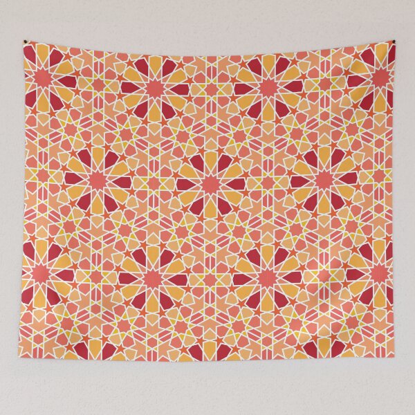 Item preview, Colourful, Geometric, Islamic Tile Design designed and sold by crispy-prints.