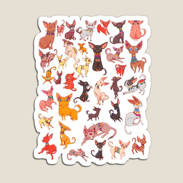 Ancient Chihuahuas Magnet