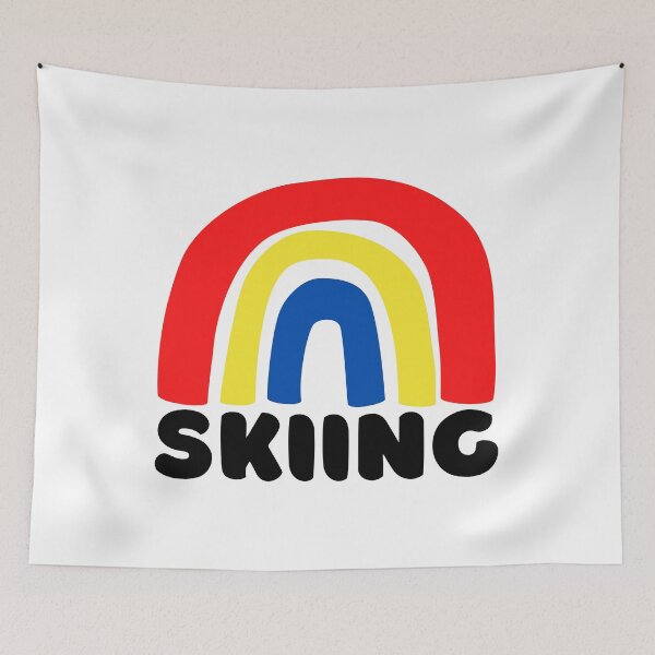 Item preview, Skiing rainbow. designed and sold by TheGreenGoat.