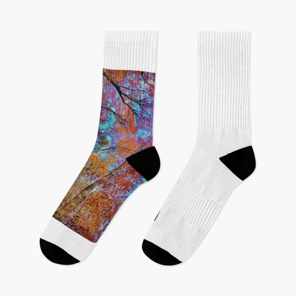Item preview, Always Look Up - Colourful Trees & Blue Sky designed and sold by stephwalsh.
