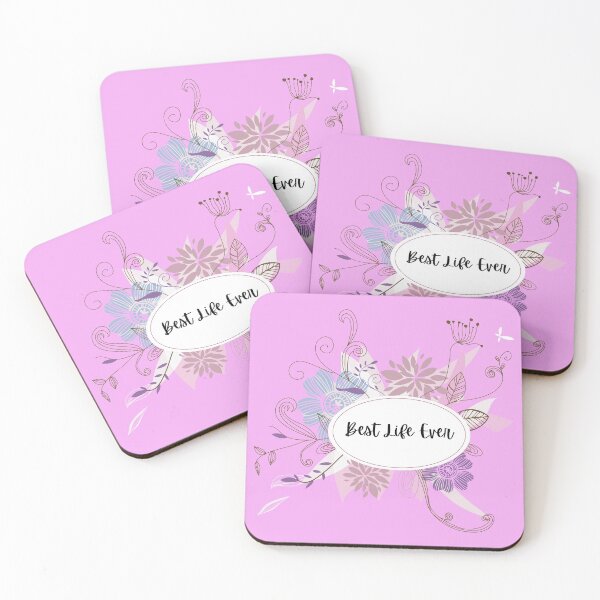 Item preview, Best Life Ever - simple floral design designed and sold by fsultesart.