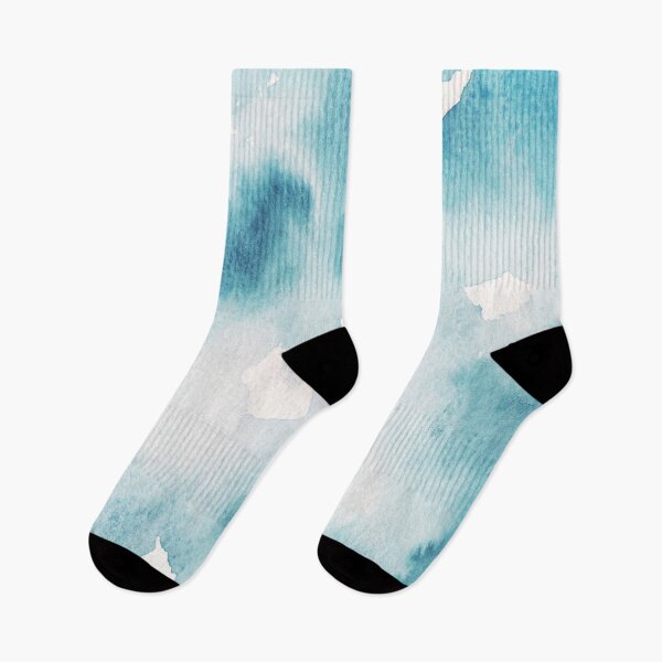 Item preview, watercolor stain cold blue designed and sold by venus-ian.