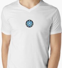 Camiseta para hombre de cuello en v Reactor de arco