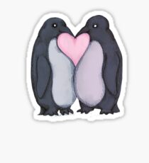 Penguin Kisses Sticker