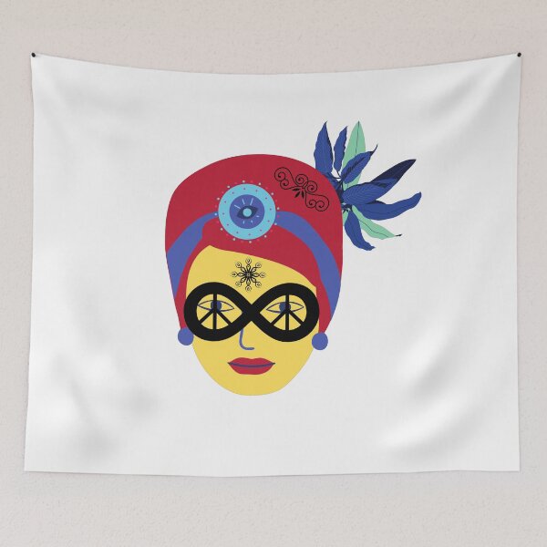 Item preview, Woman with feather headdress designed and sold by KQ1985.